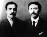 Forster with Syed Ross Masood, 1911.